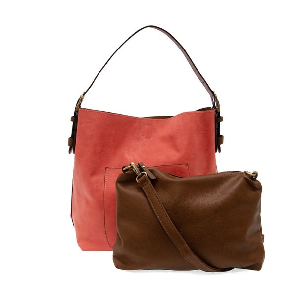 Living Coral Hobo Coffee Handle Handbag