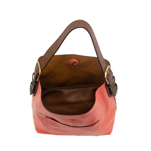 Living Coral Hobo Coffee Handle Handbag