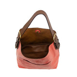 Living Coral Hobo Coffee Handle Handbag