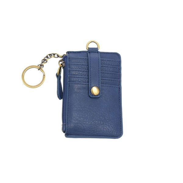 Bright Navy Dolly Small Card Wallet with Keyring