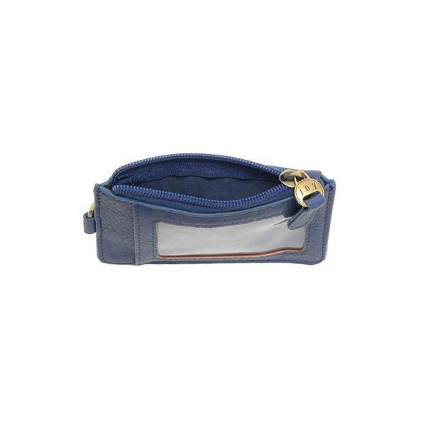 Bright Navy Dolly Small Card Wallet with Keyring
