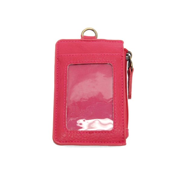 Bright Pink Dolly Small Card Wallet with Keyring