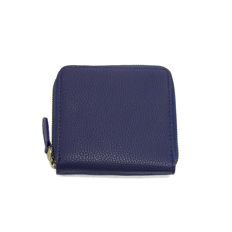 Navy Palmer Square Zip Around Wallet