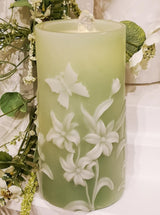 4x8 Lily Fountain Candle