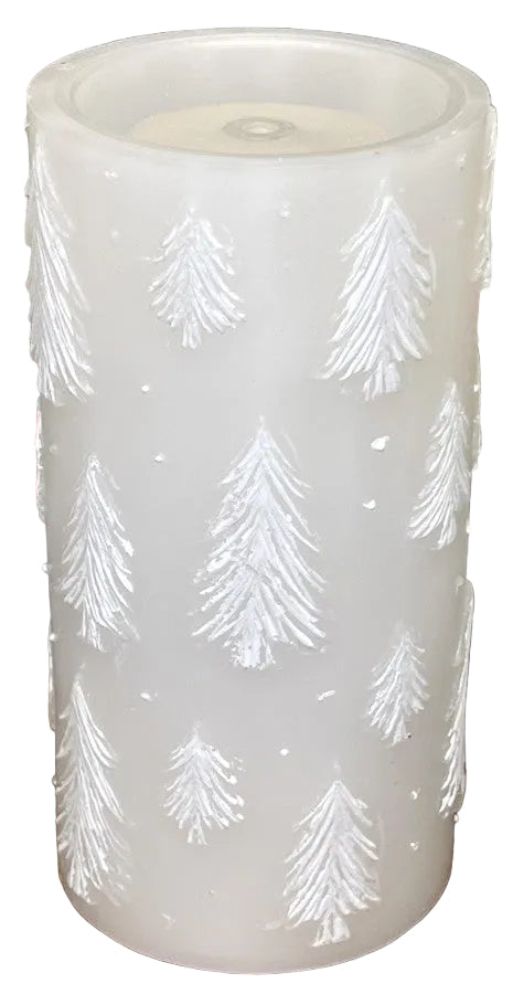 PINE TREE FOUNTAIN CANDLE - 4x8"