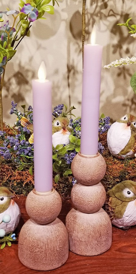 9" Lavender Taper Candle