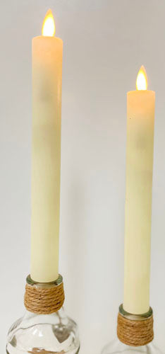 9" Ivory Taper Candle