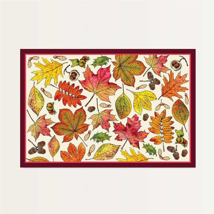 Gorgeous Fall Leaves Placemat Set
