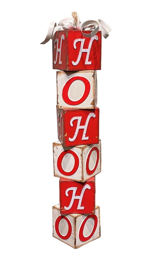 5X24 Ho Ho Ho Metal Present Stack