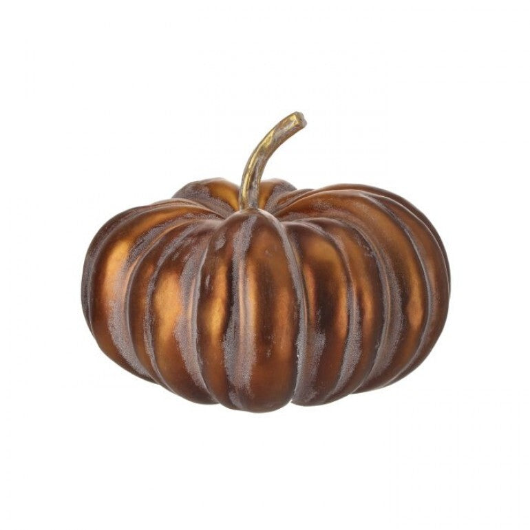 12" Metallic Autumn Latex Pumpkin