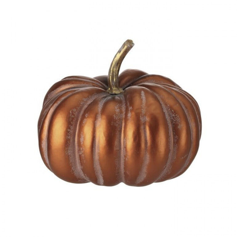 12" Metallic Autumn Latex Pumpkin