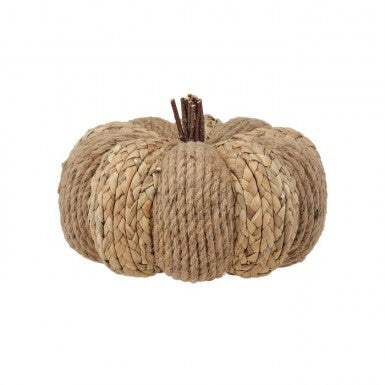 10" Rattan Natural Pumpkin