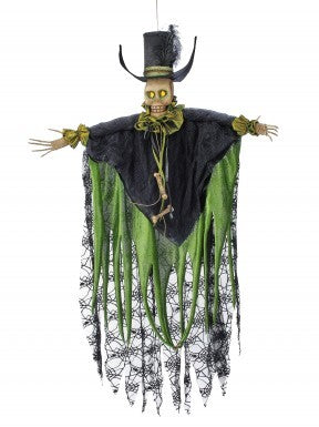 34" Fabric Hanging Skeleton Ghost