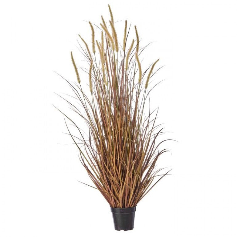 48" Uv Potted Autumn Fountain Plume Grass