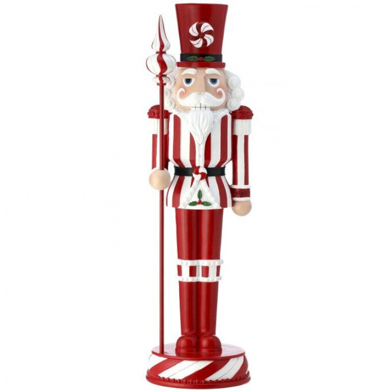 24" Peppermint Nutcracker