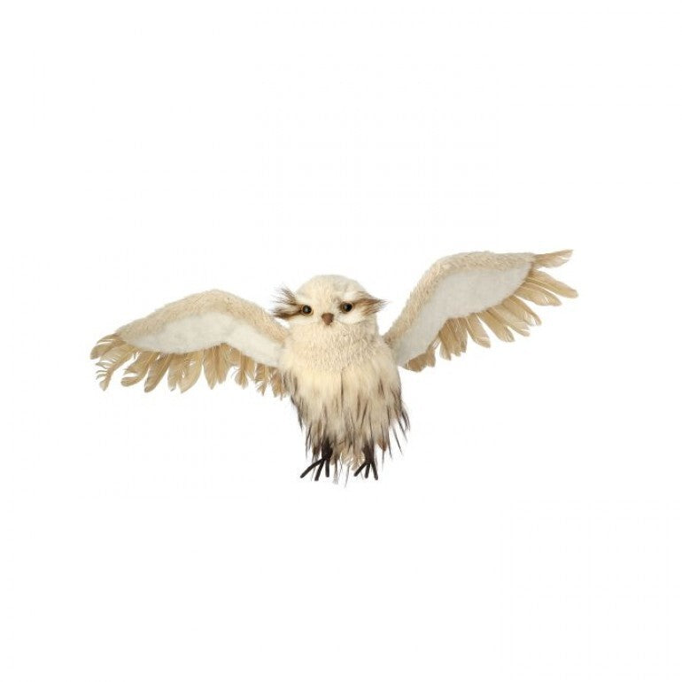24" Flying Snow Owl Ornament