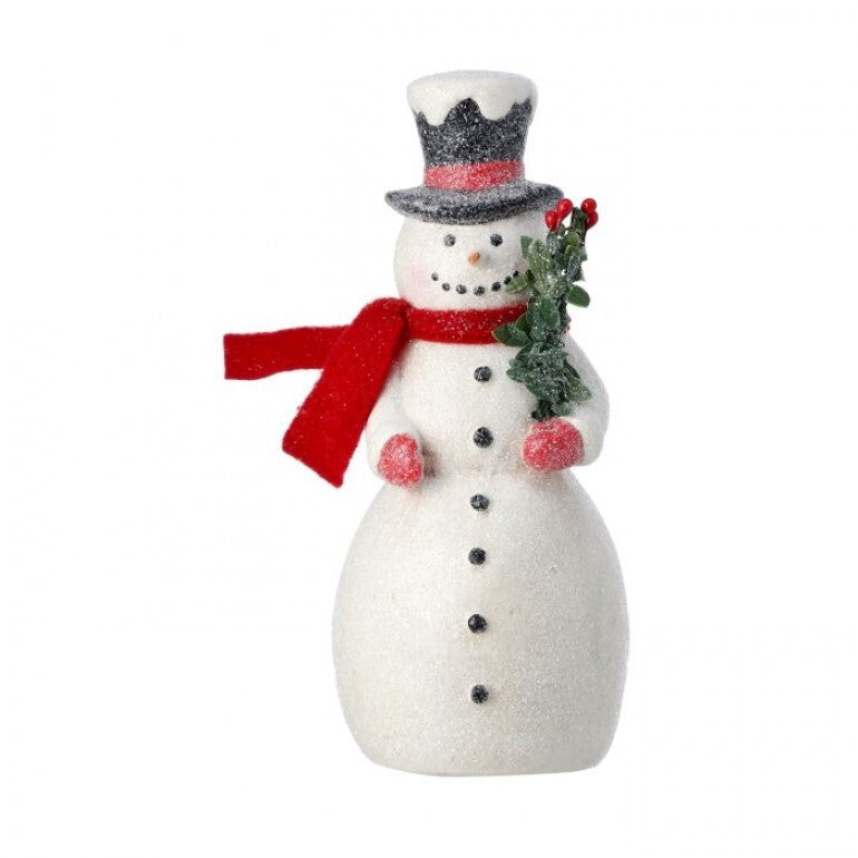 7" Snowman with Scarf + Berry