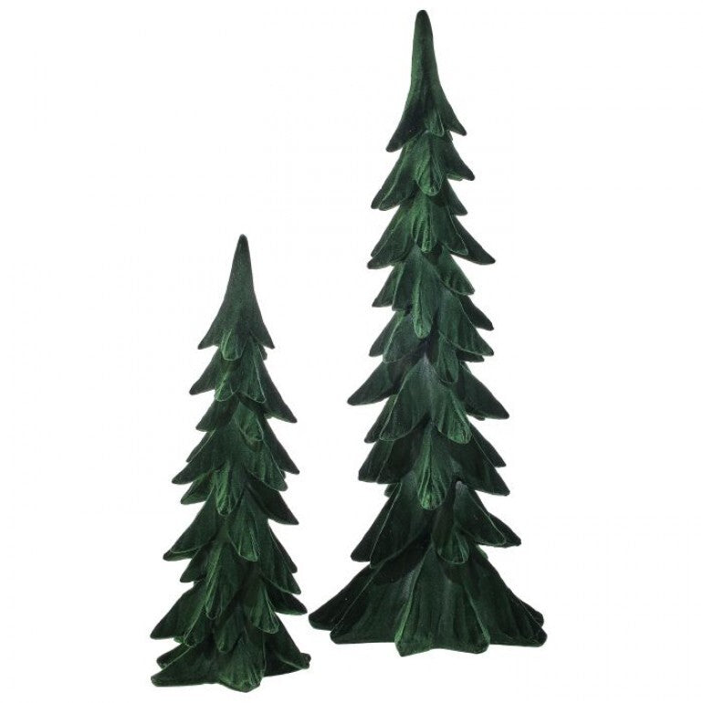 17.5-23" Resin Flocked Tree