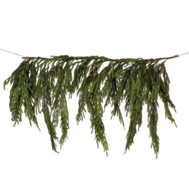 40x27"Real Touch Norfolk Pine Dripping Garland