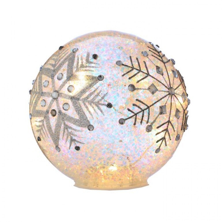 6" LED Snowflake Wonder Ball