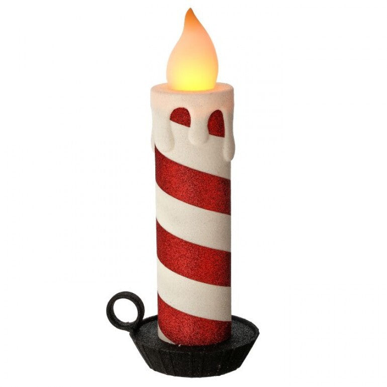 16" LED Vintage Candle with Base