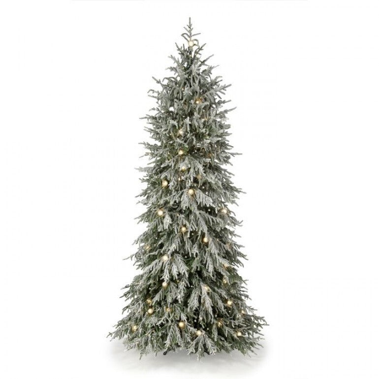 7.5' Micro LED Snowy Norfolk Tree