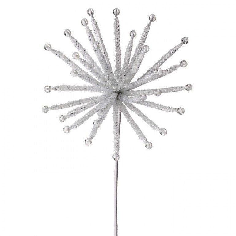 22" Glitter Starburst Crystal Stem