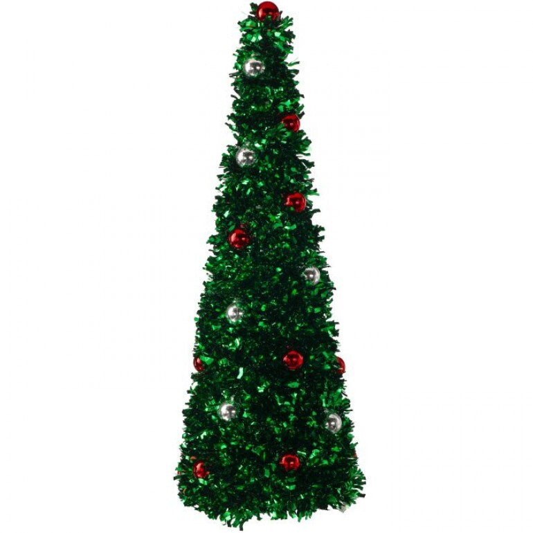 20" Tinsel Cone Tree