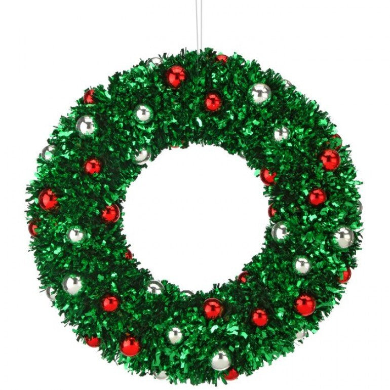 16" Tinsel Wreath