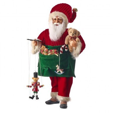17"Old St Nick Workshop Santa