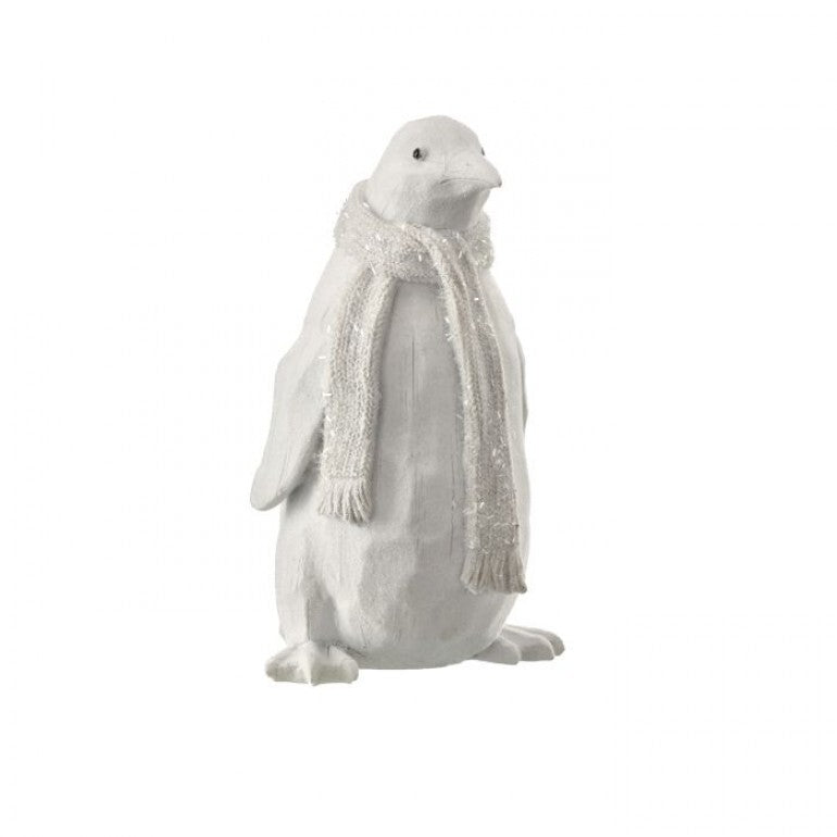 8.5" Frozen Forest Flocked Penguin