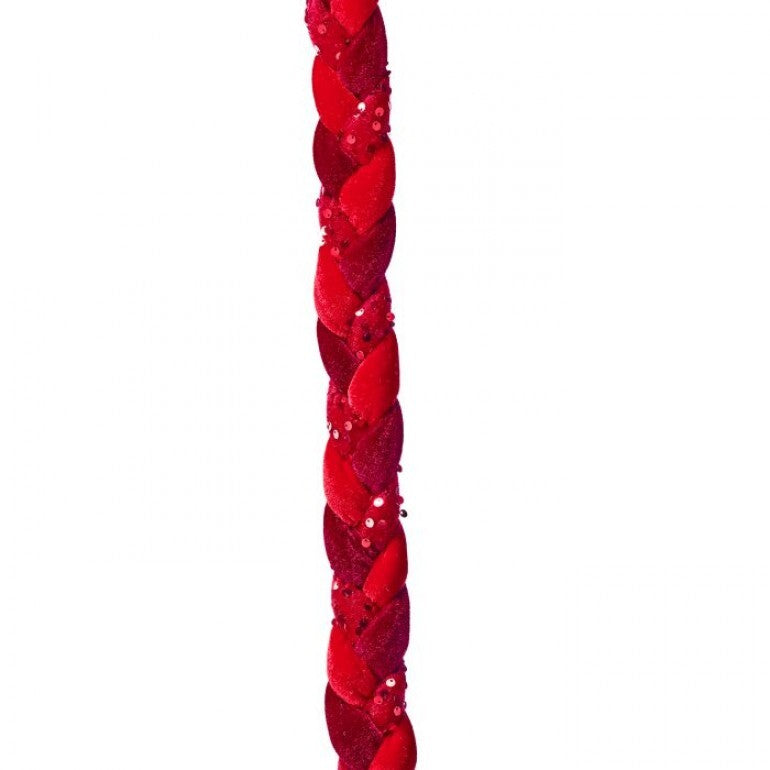 66" Velvet/Sequin Braided Roping Outdoor