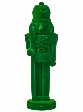 28.5" Styrofoam Flocked Nutcracker