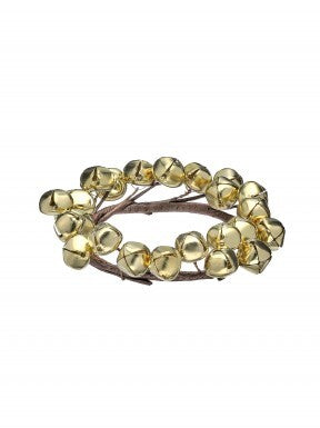 6" Jingle Bell Candle Ring 3.5"Id