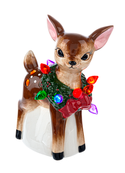 Retro Deer Shimmer Lantern