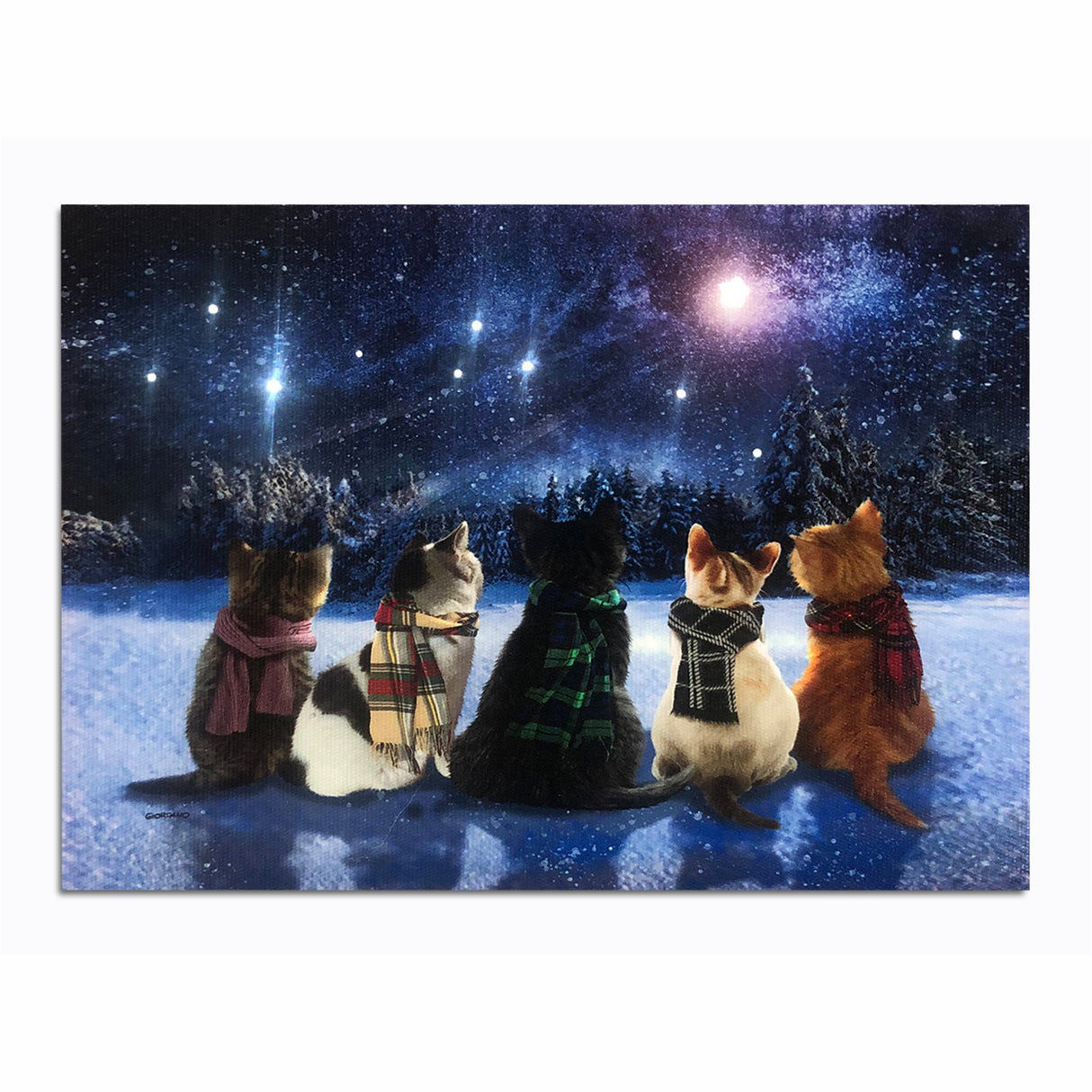 Table Top Lit Picture -  Christmas KiTable Top Lit Picture - ies