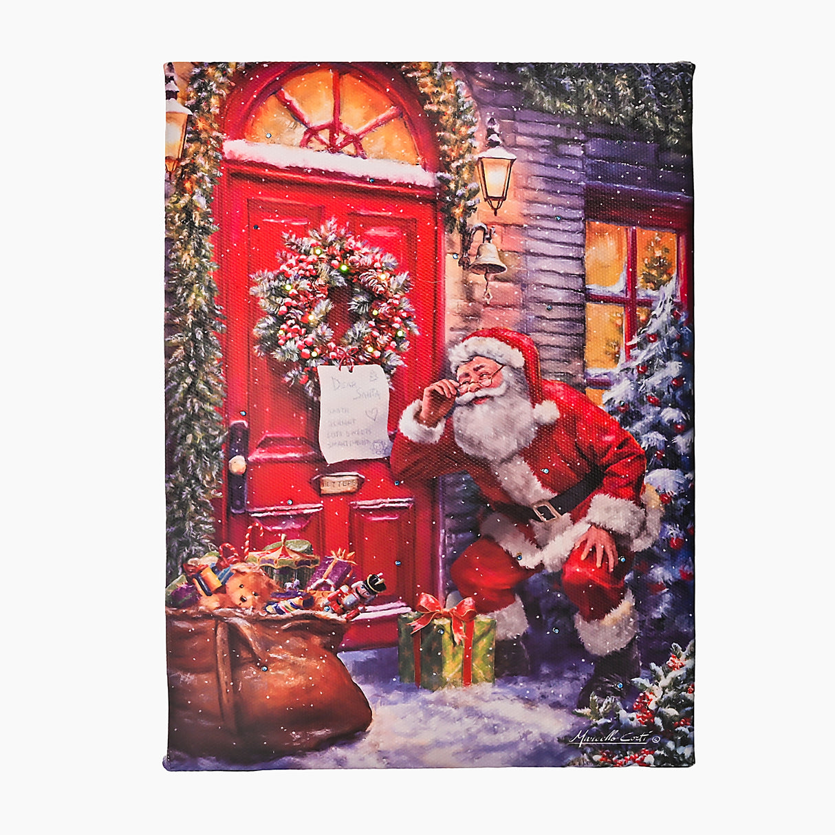 Table Top Lit Picture -  Dear Santa