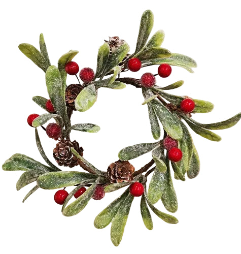 BERRY LEAF RING -3.5"