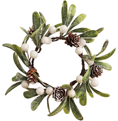 BERRY LEAF RING -3.5"