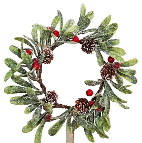 BERRY LEAF RING -4.5"