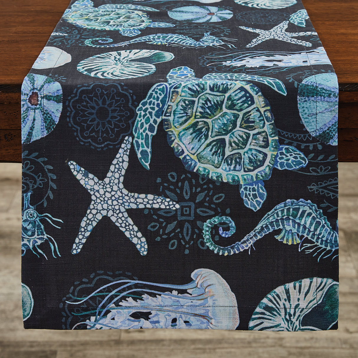 UNDER THE WAVES TABLE RUNNER 15X72