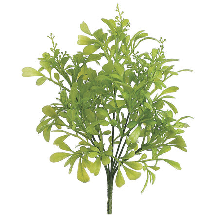 10" PE Odorata Leaf Artificial Plant -Green