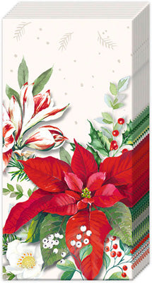 Christmas Florals Pocket Tissue *