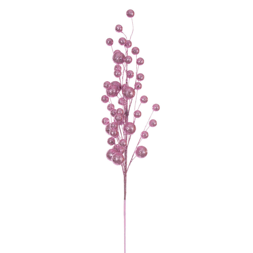 27" Pink Multi Ball Glitter Spray