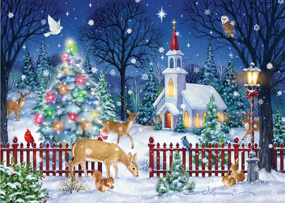 Peaceful Night Christmas Cards