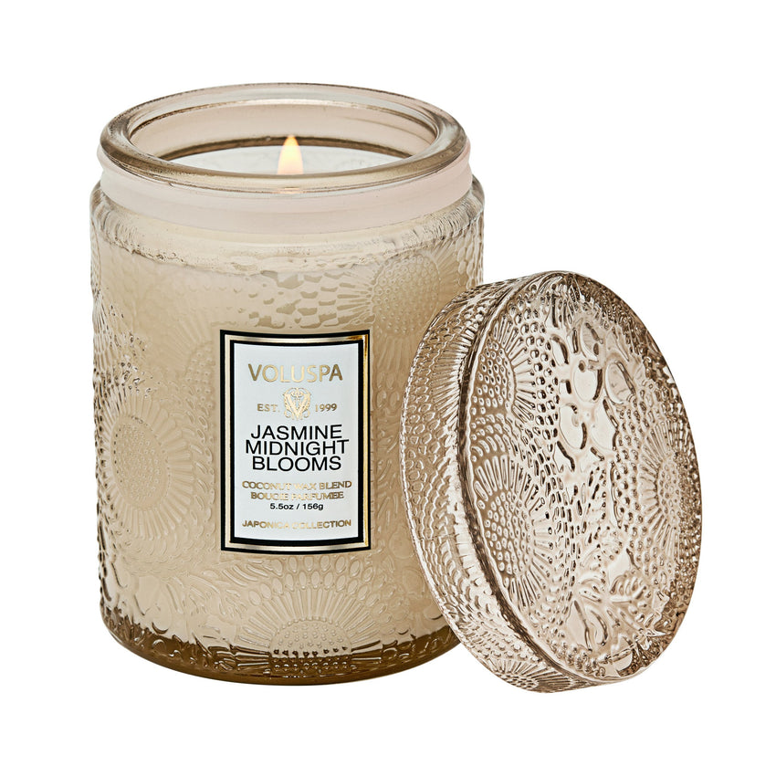 Jasmine Midnight Blooms Jar Candle 5.5 oz.