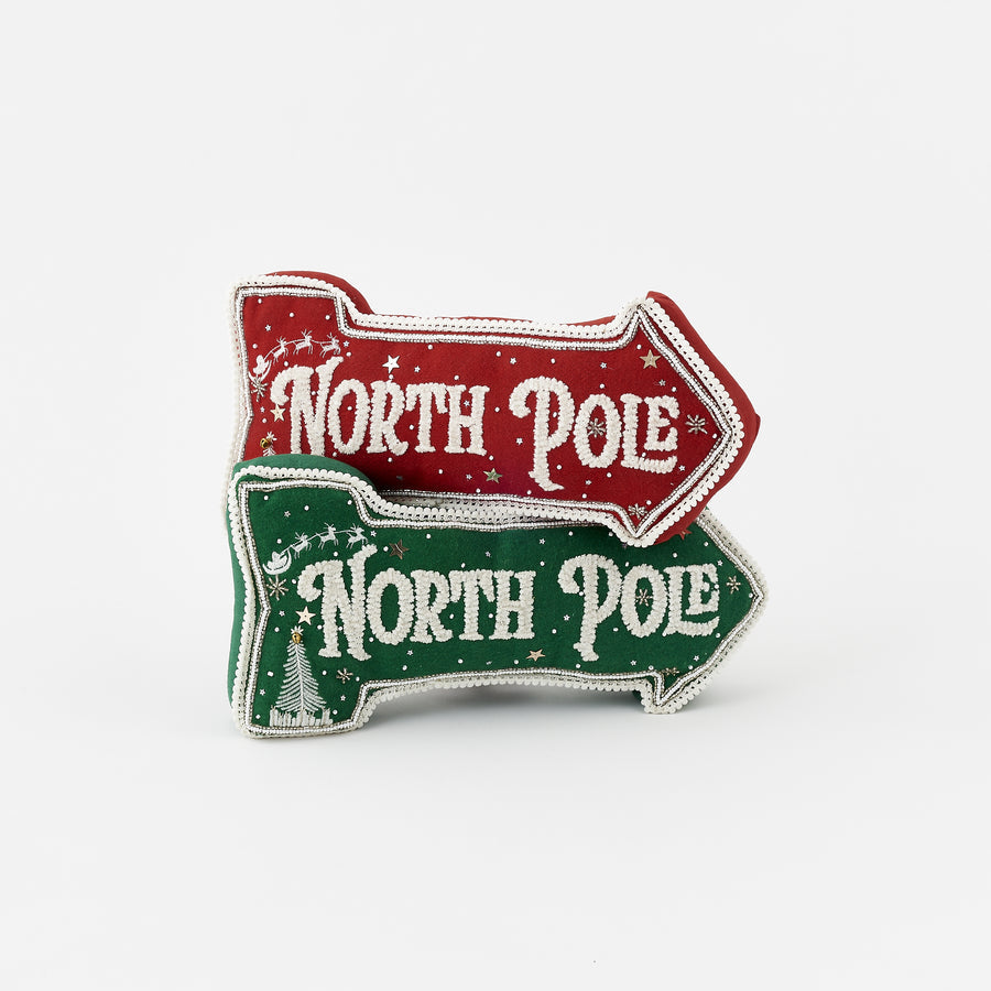 North Pole Pillow, 16"