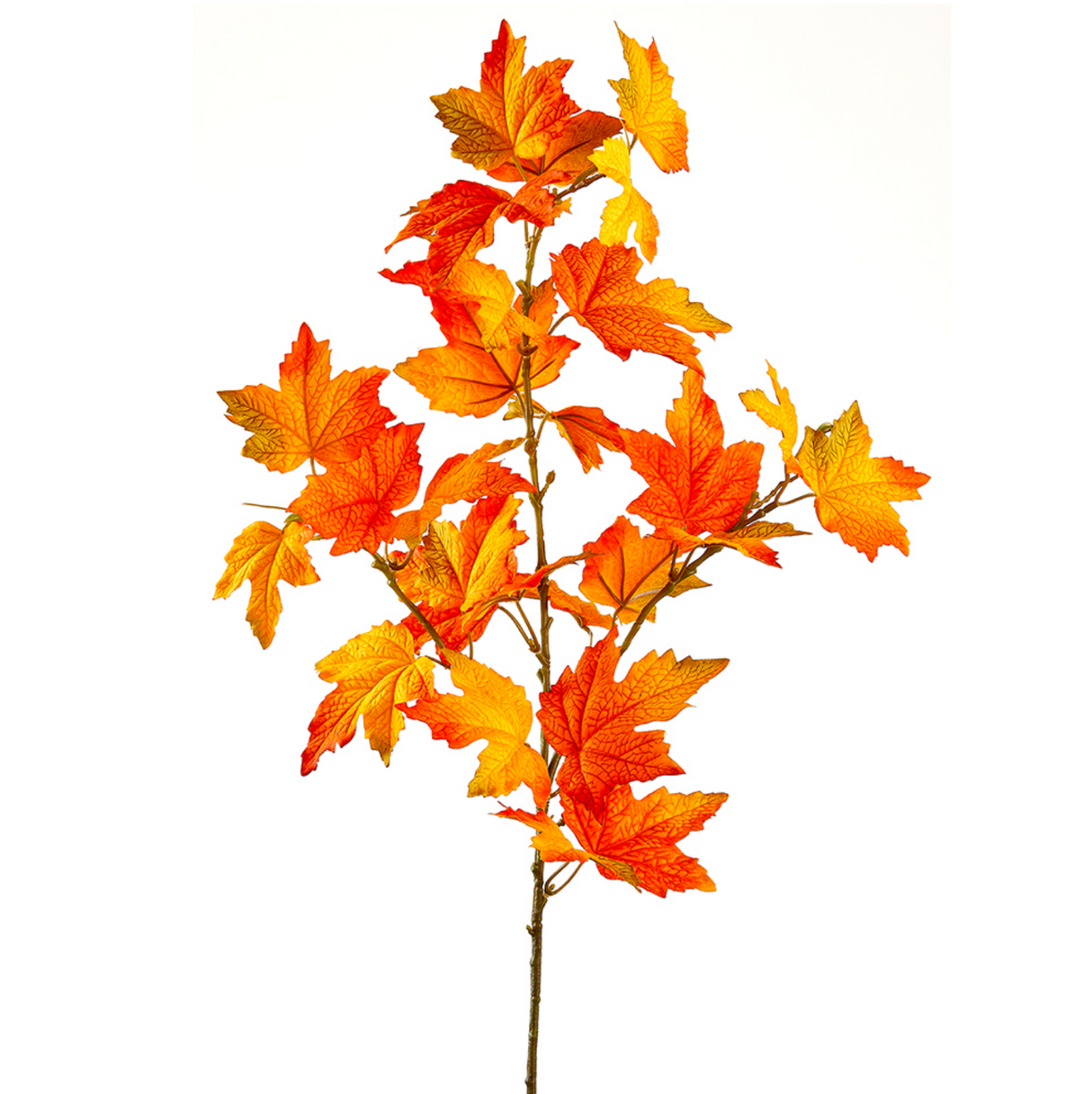 33"MAPLE LEAF SPRAY in Yellow / Orange