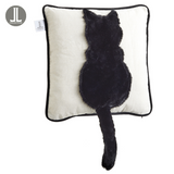 15" x 15" Black Cat Pillow