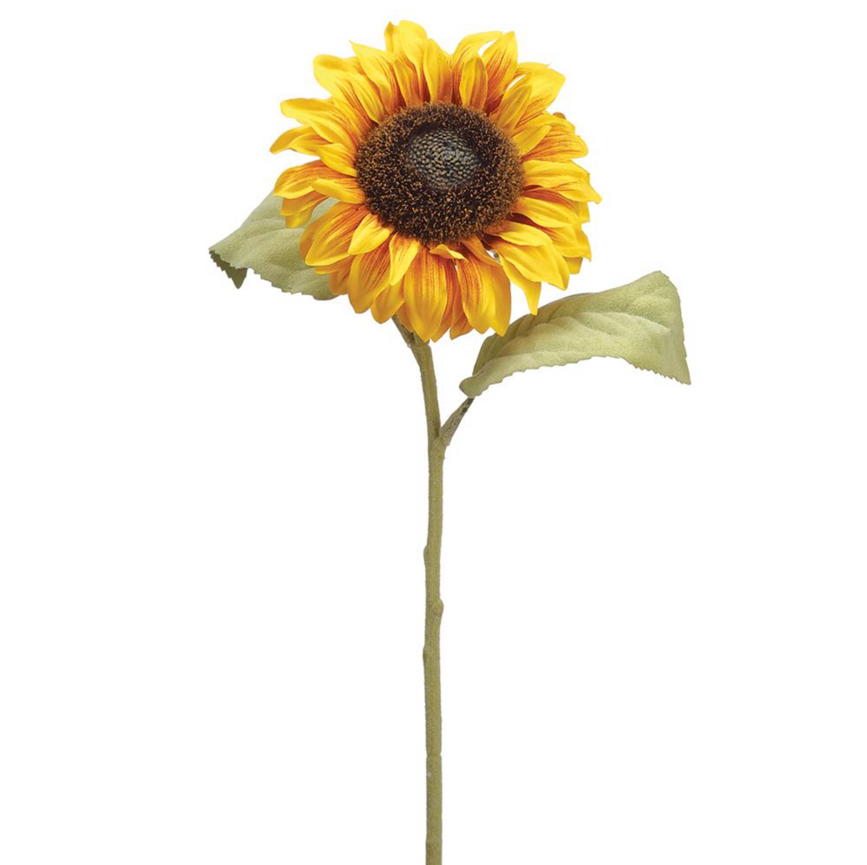 25" SUNFLOWER SPRAY - Yellow + Gold